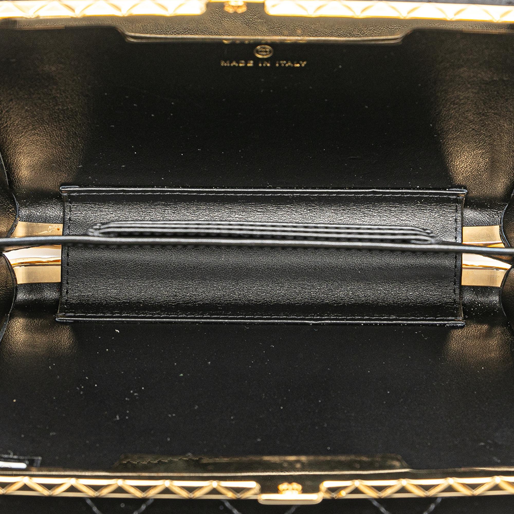 Top Quality Chanel Large Glazed Goatskin Box With Chain (SHG-2qsdiw)