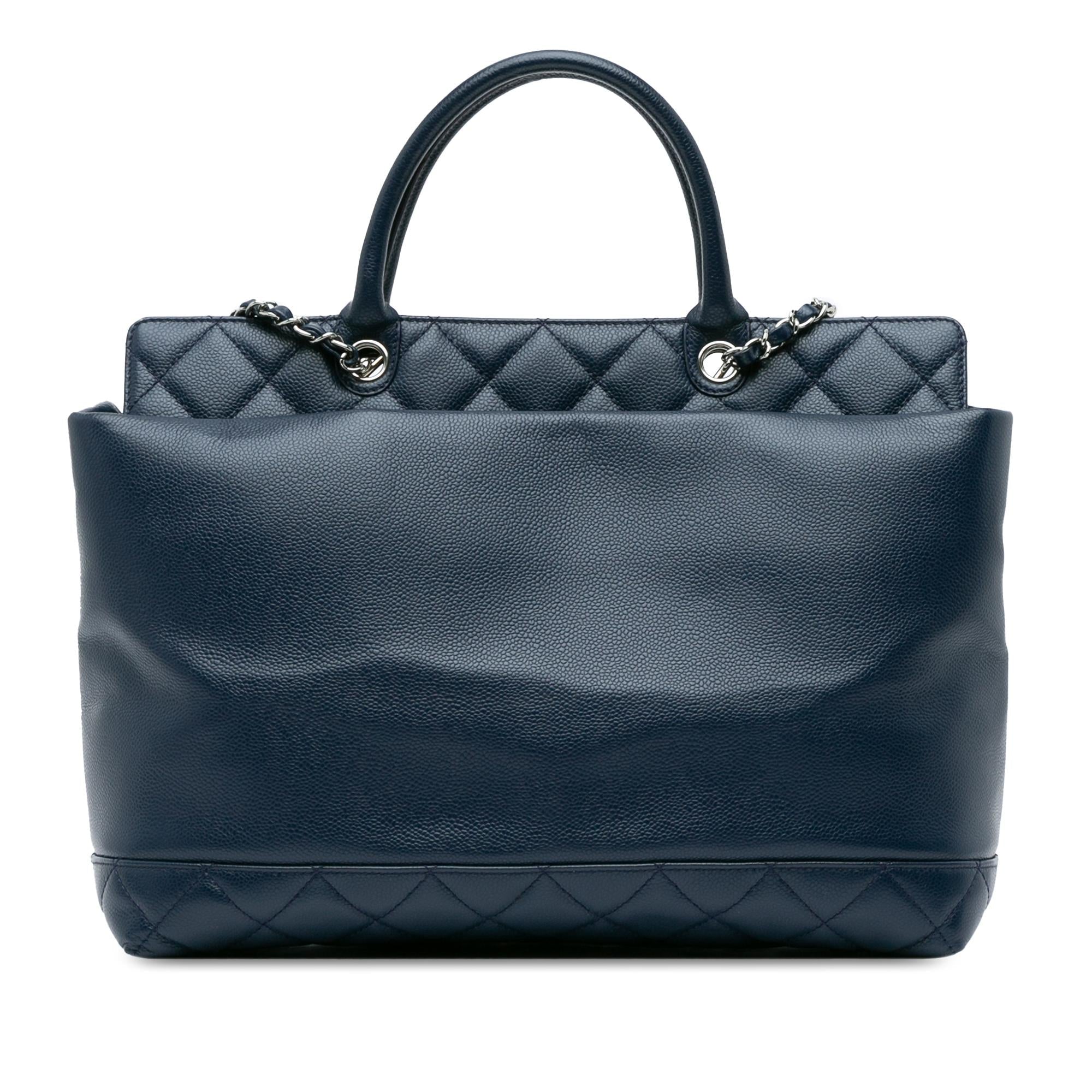 Top Quality Chanel Large Soft Caviar Leather Top Handle Tote (SHG-5ufwRD)