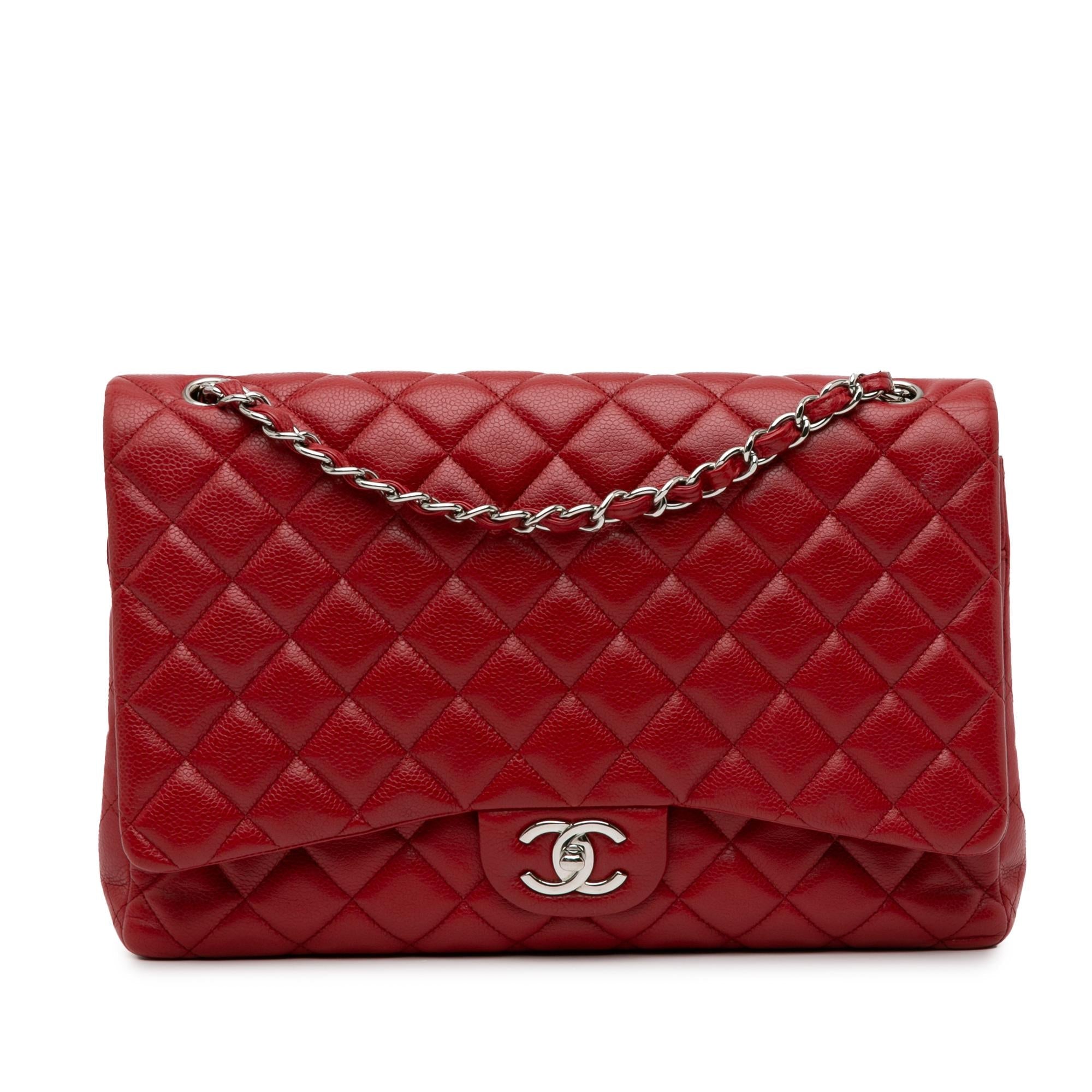 Top Quality Chanel Maxi Classic Caviar Double Flap (SHG-vmKn86)