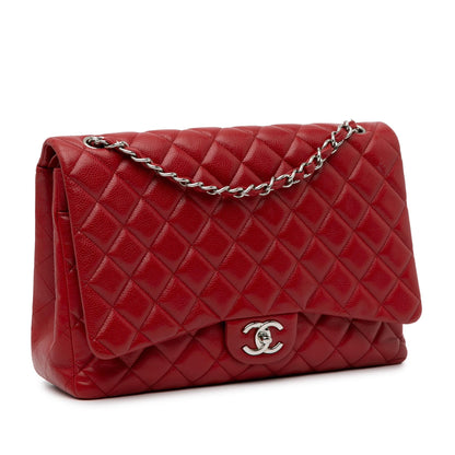Top Quality Chanel Maxi Classic Caviar Double Flap (SHG-vmKn86)