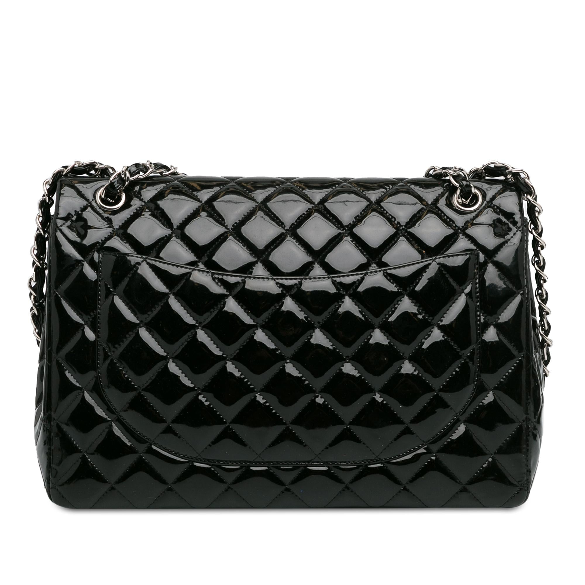 Top Quality Chanel Maxi Classic Patent Double Flap (SHG-ZO43LK)