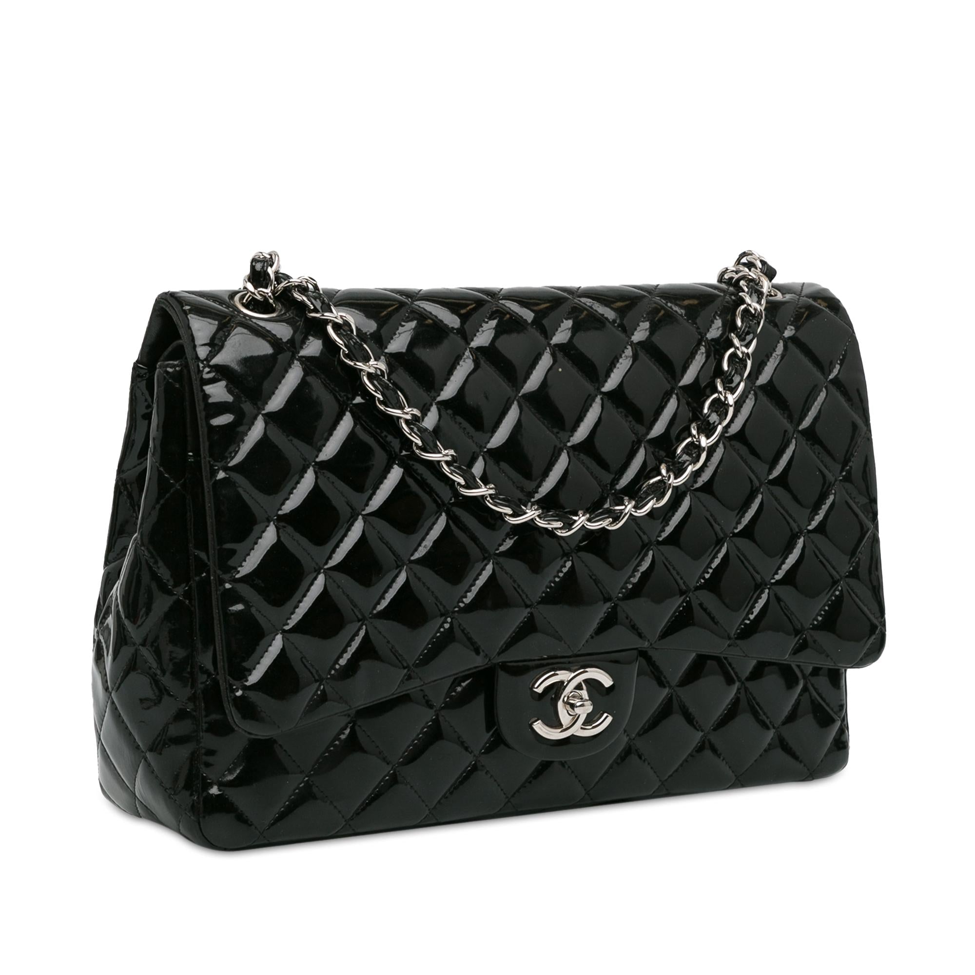 Top Quality Chanel Maxi Classic Patent Double Flap (SHG-ZO43LK)
