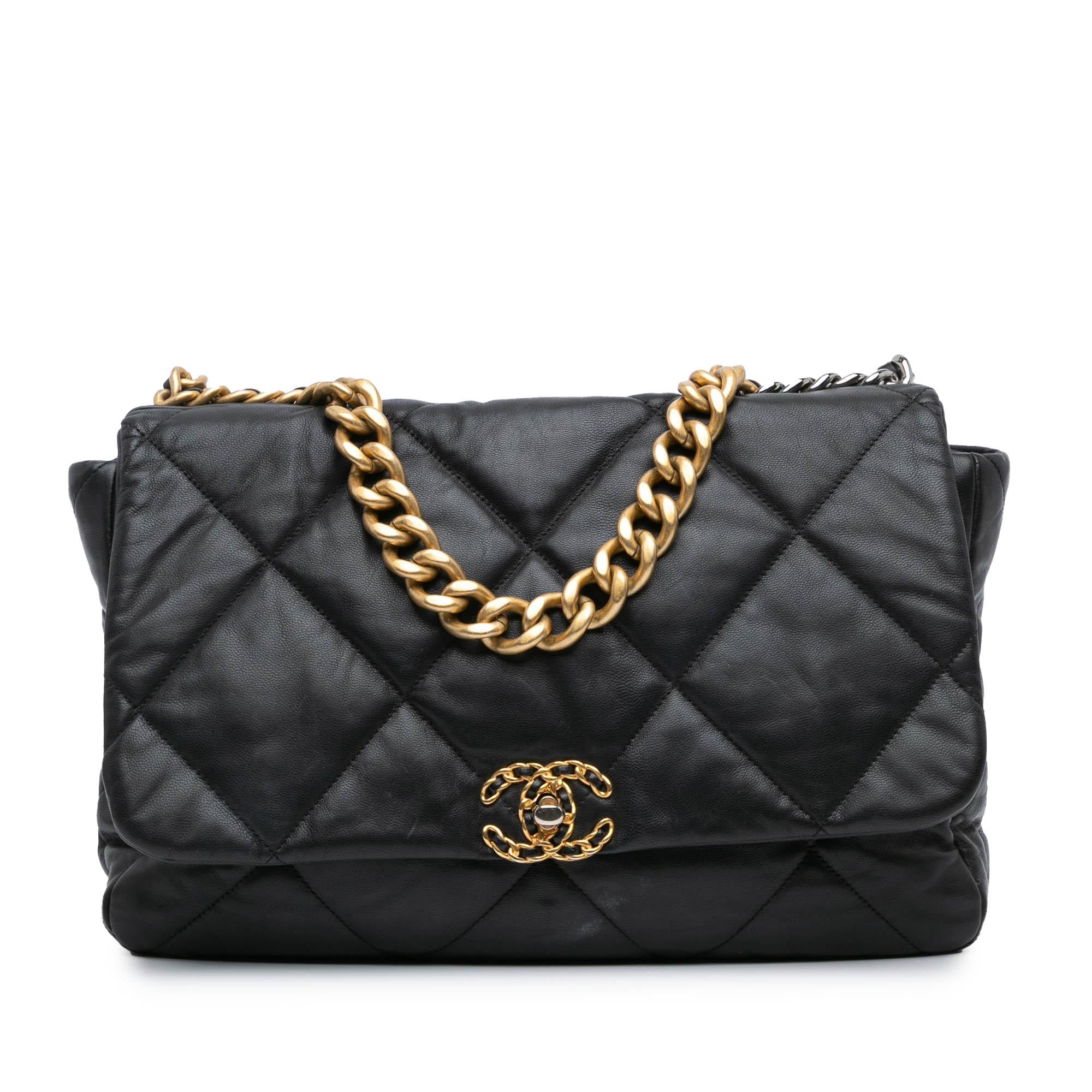 Top Quality Chanel Maxi Lambskin 19 Flap (SHG-zMPWQD)