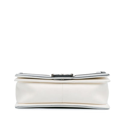 Top Quality Chanel Medium Bicolor Lambskin and Rubber Boy Flap (SHG-hH7LGi)