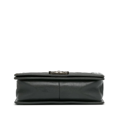 Top Quality Chanel Medium Calfskin Double Stitch Boy Flap (SHG-SofQRy)
