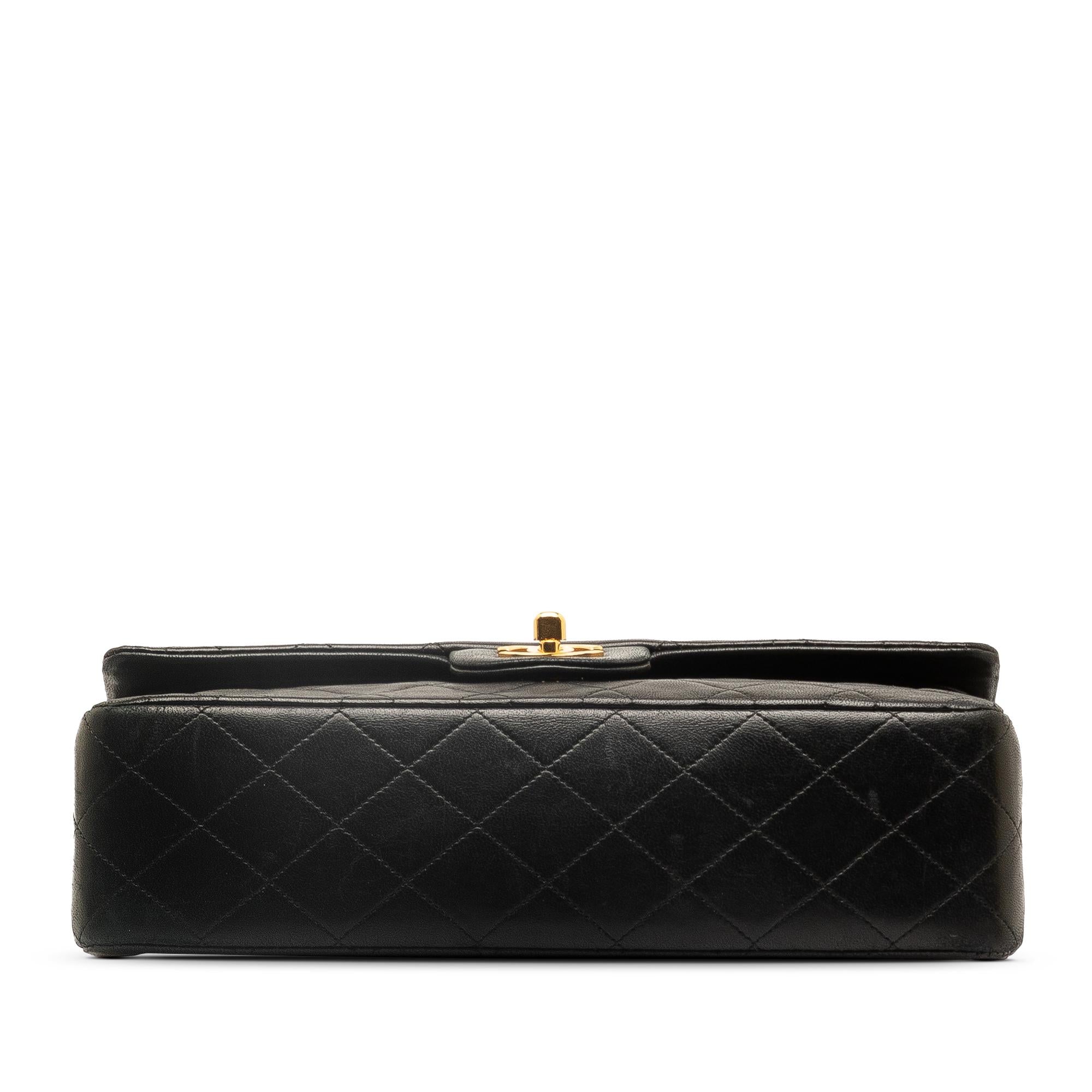 Top Quality Chanel Medium Classic Lambskin Double Flap (SHG-zFe3qn)