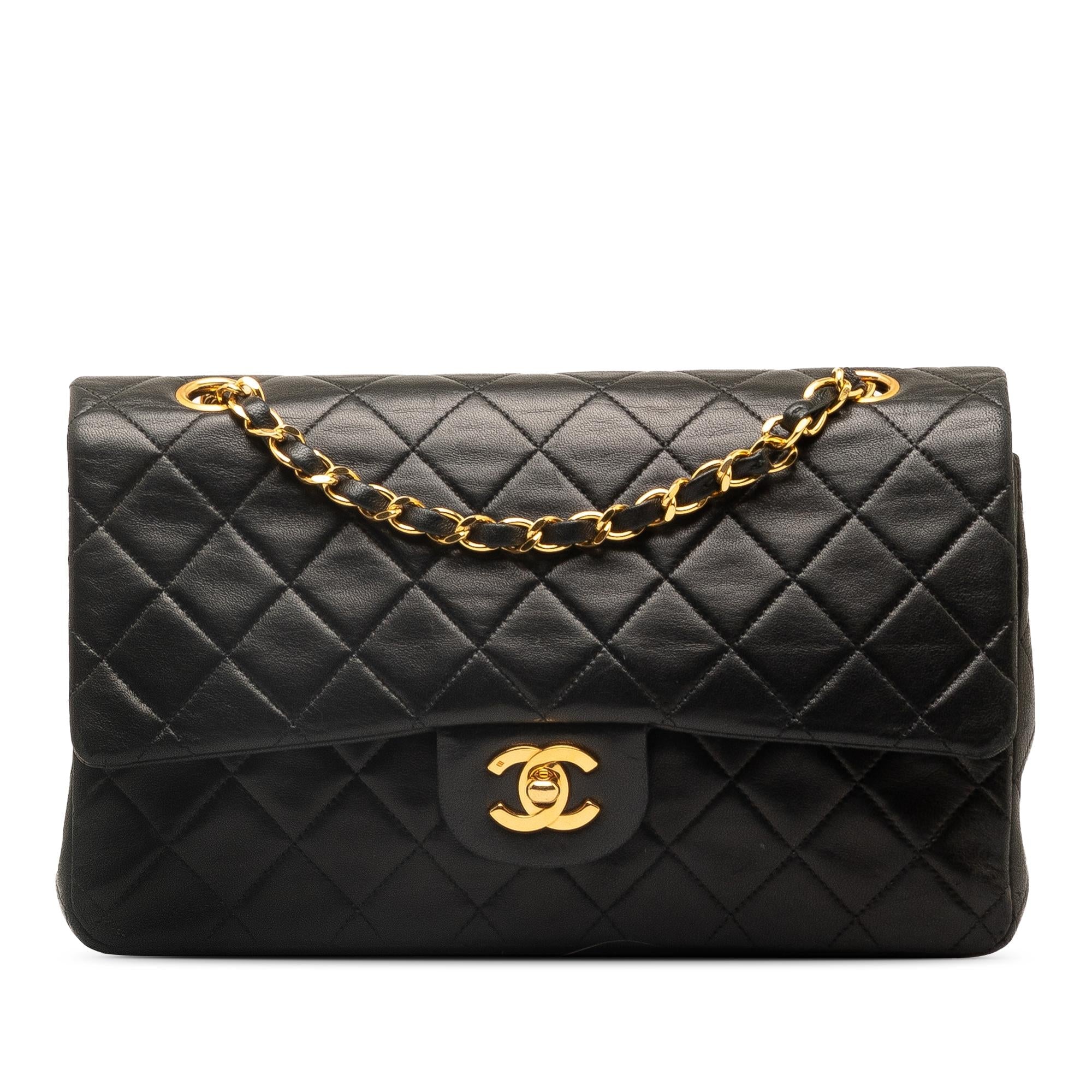 Top Quality Chanel Medium Classic Lambskin Double Flap (SHG-zFe3qn)