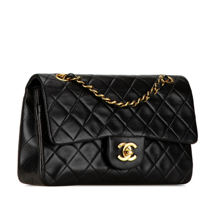 Top Quality Chanel Medium Classic Lambskin Double Flap (SHG-JJIzds)