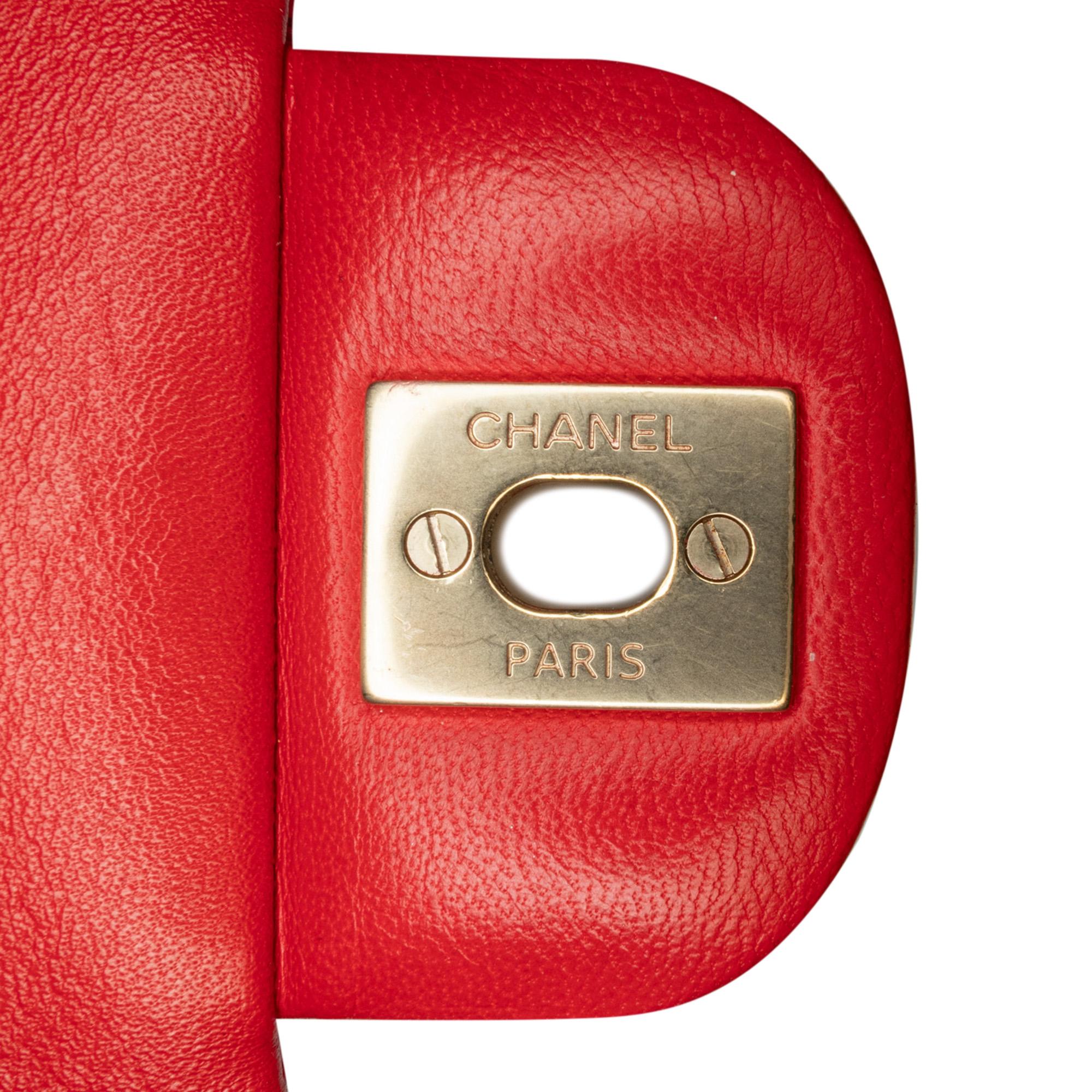 Top Quality Chanel Medium Classic Lambskin Double Flap (SHG-2afHCr)