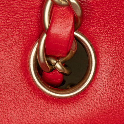 Top Quality Chanel Medium Classic Lambskin Double Flap (SHG-2afHCr)