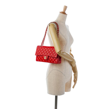 Top Quality Chanel Medium Classic Lambskin Double Flap (SHG-2afHCr)