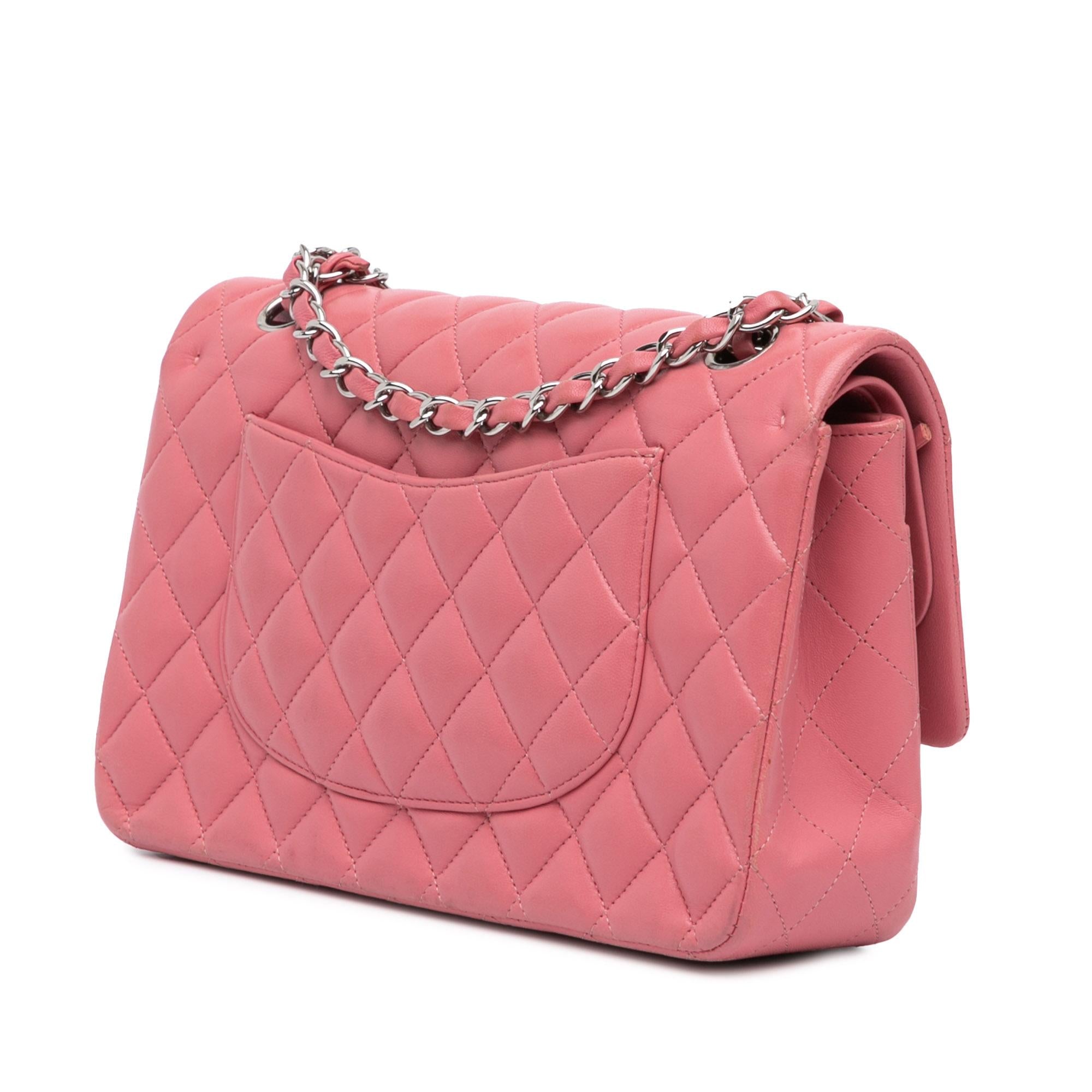 Top Quality Chanel Medium Classic Lambskin Double Flap (SHG-lwJYDO)