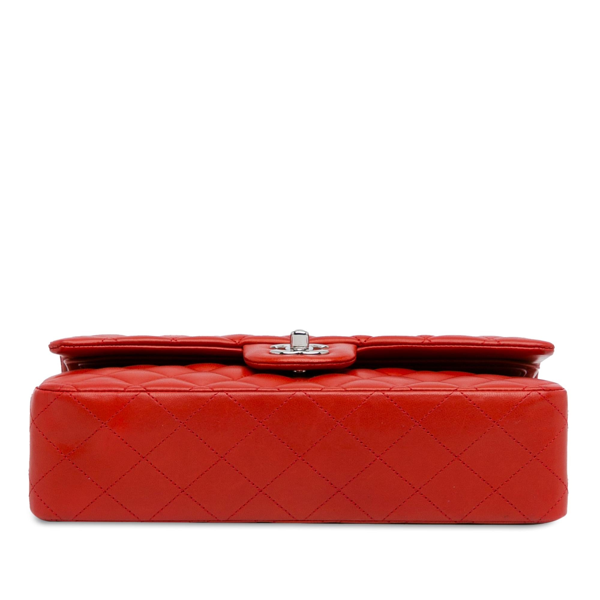 Top Quality Chanel Medium Classic Lambskin Double Flap (SHG-hCviYB)