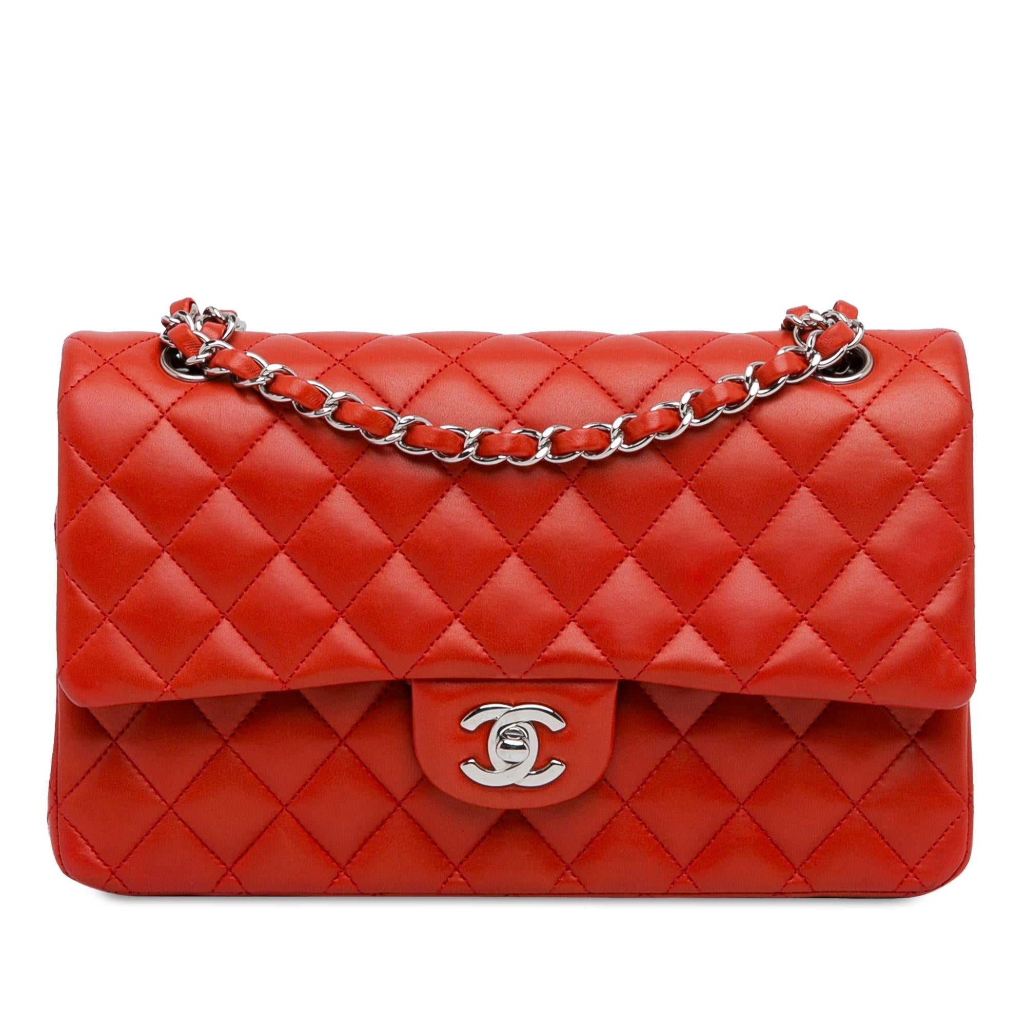 Top Quality Chanel Medium Classic Lambskin Double Flap (SHG-hCviYB)