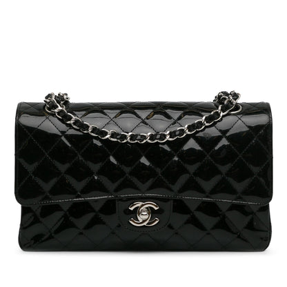 Top Quality Chanel Medium Classic Patent Double Flap (SHG-ljczdp)
