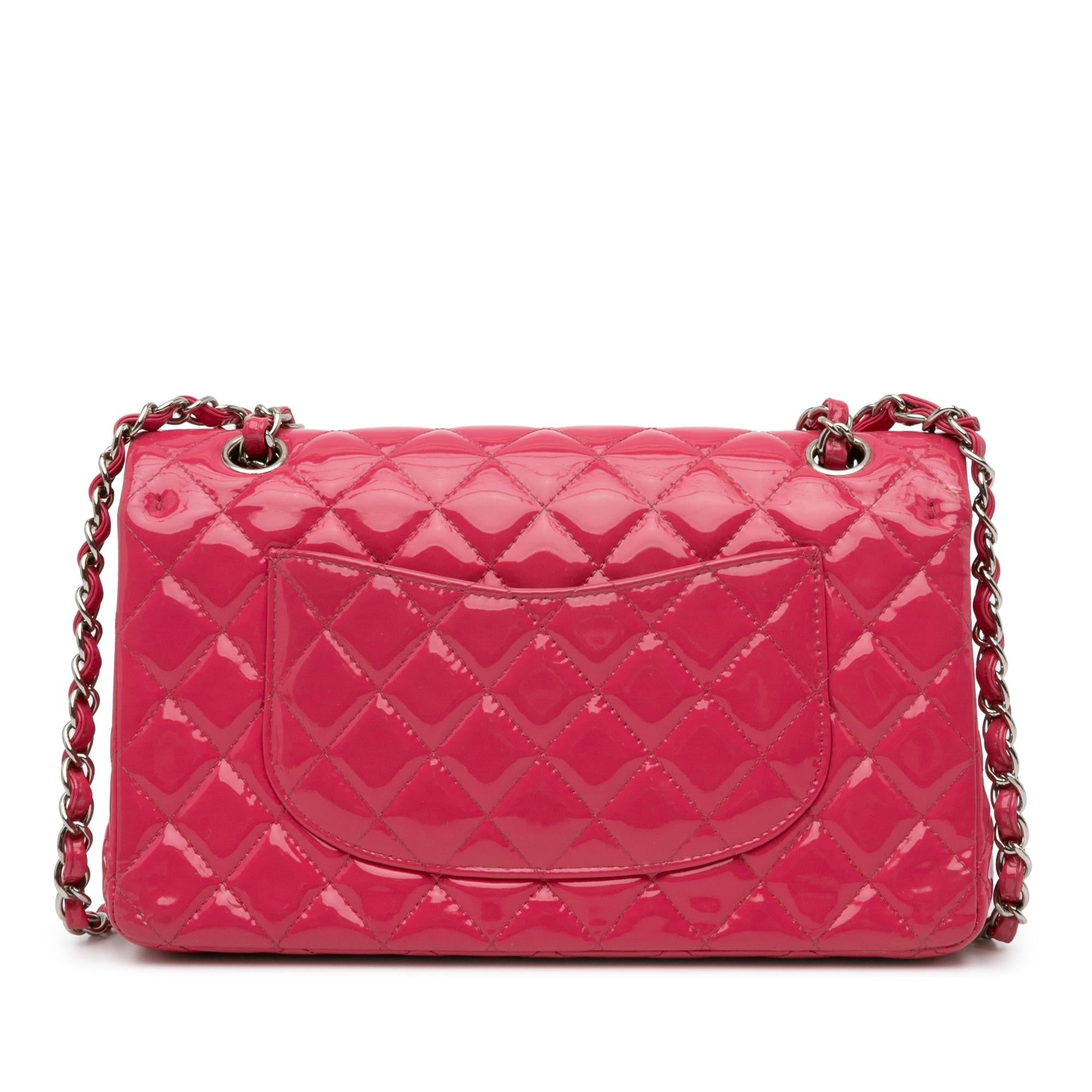 Top Quality Chanel Medium Classic Patent Double Flap (SHG-gwOeOo)