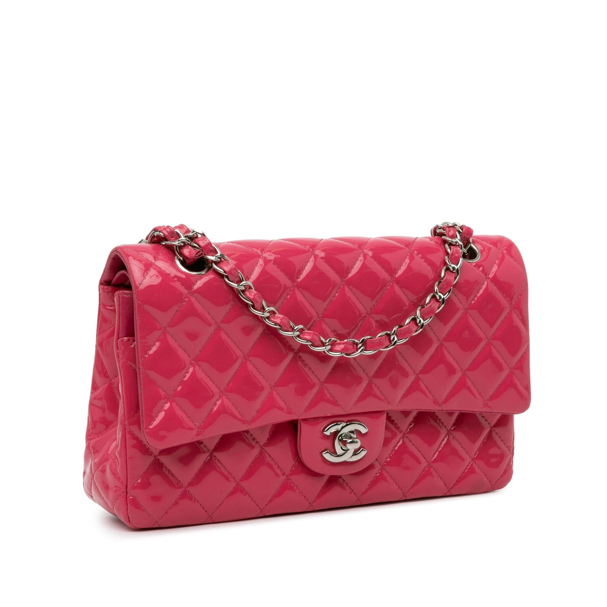 Top Quality Chanel Medium Classic Patent Double Flap (SHG-gwOeOo)