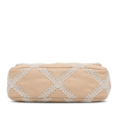 Top Quality Chanel Medium Crochet and Calfskin 19 Flap Bag (SHG-5tvBOl)