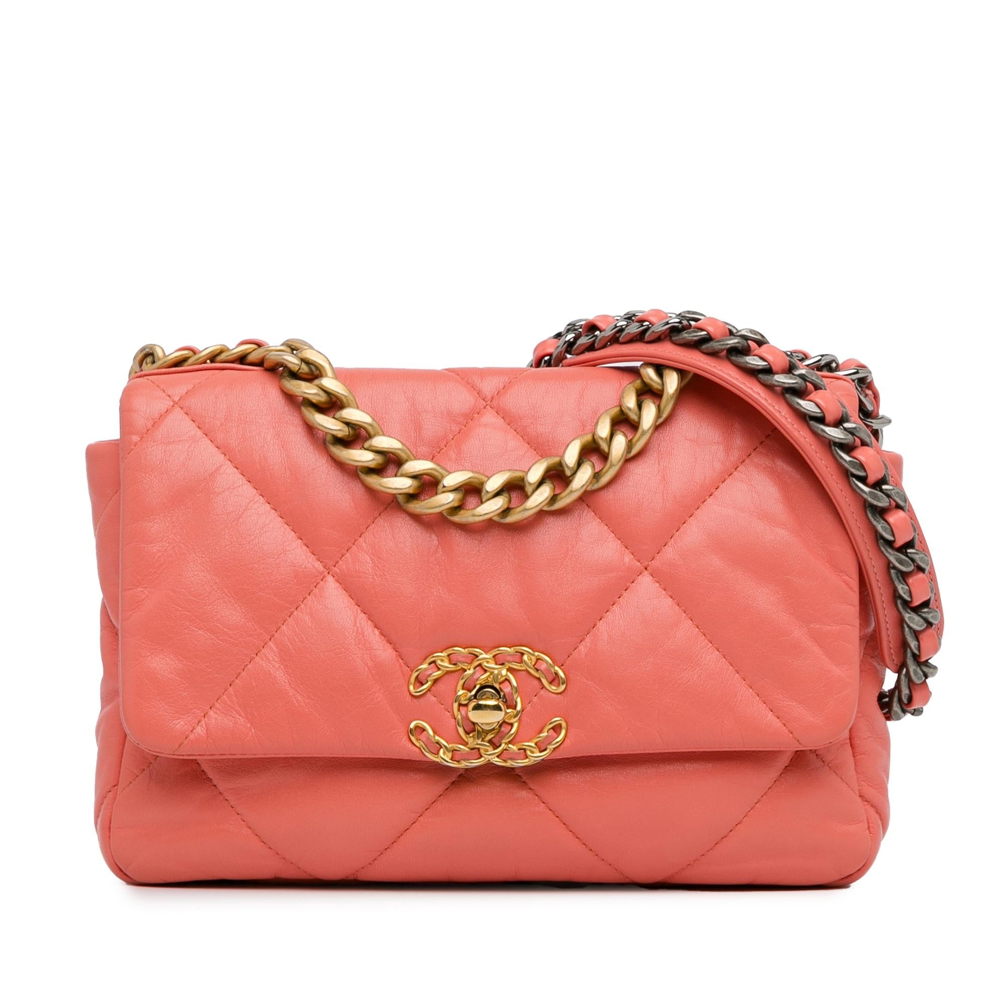 Top Quality Chanel Medium Lambskin 19 Flap (SHG-WzCxqm)