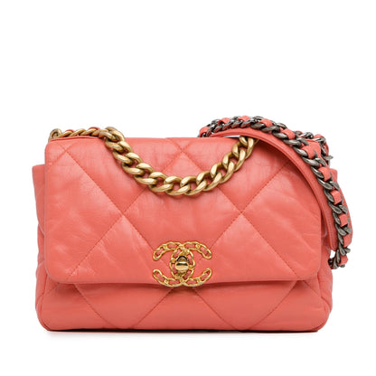 Top Quality Chanel Medium Lambskin 19 Flap (SHG-WzCxqm)