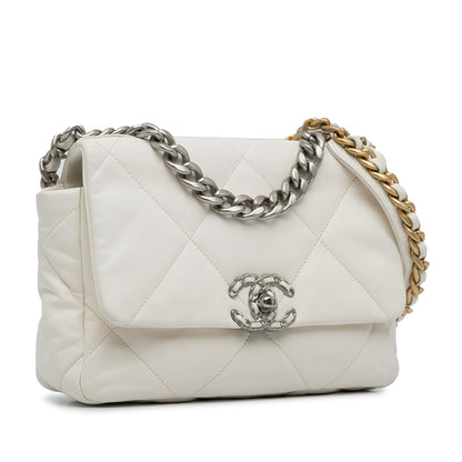 Top Quality Chanel Medium Lambskin 19 Flap (SHG-aeKGRk)