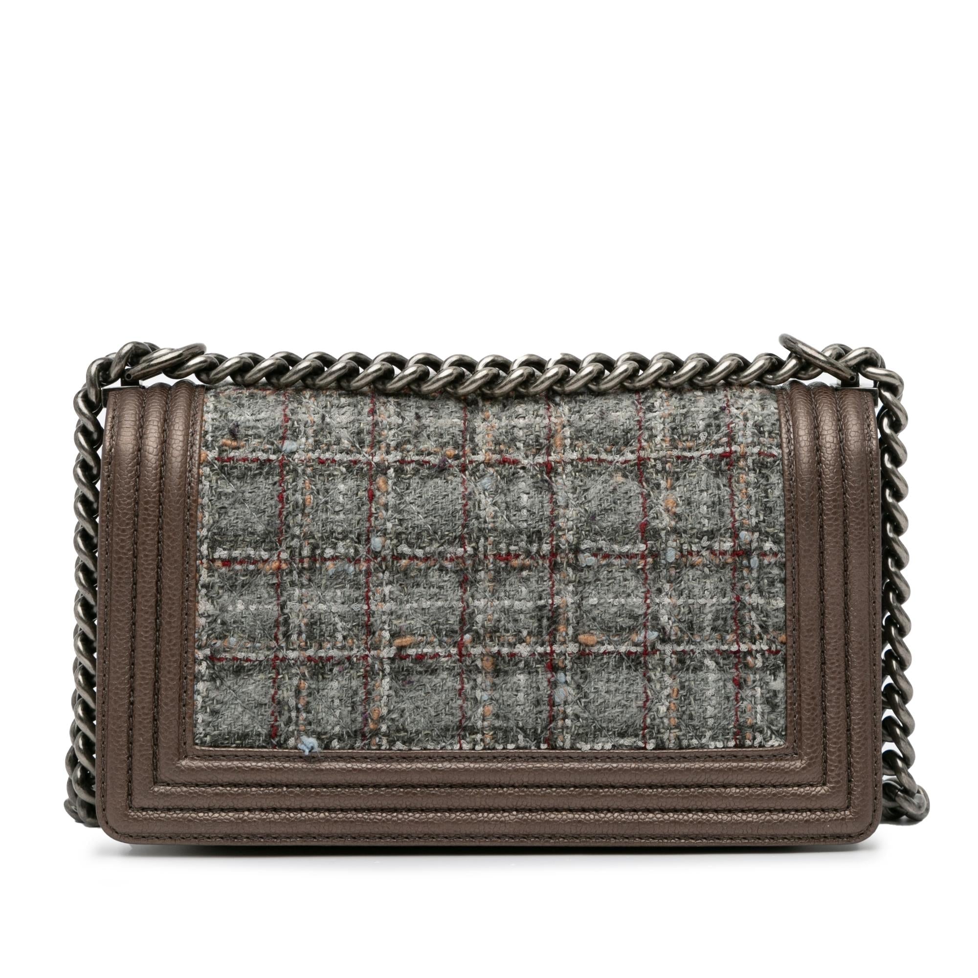 Top Quality Chanel Medium Tweed Boy Flap (SHG-zJI6Qb)