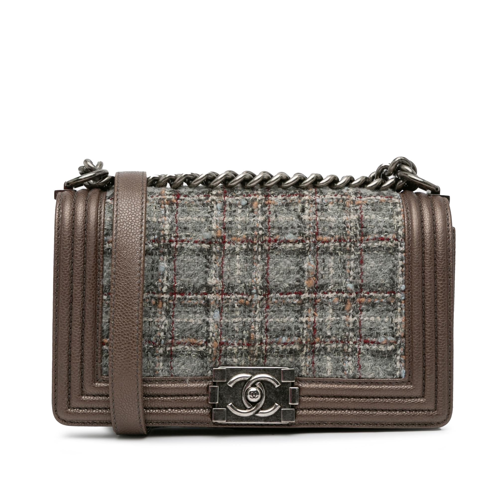 Top Quality Chanel Medium Tweed Boy Flap (SHG-zJI6Qb)