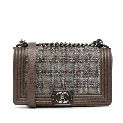 Top Quality Chanel Medium Tweed Boy Flap (SHG-zJI6Qb)