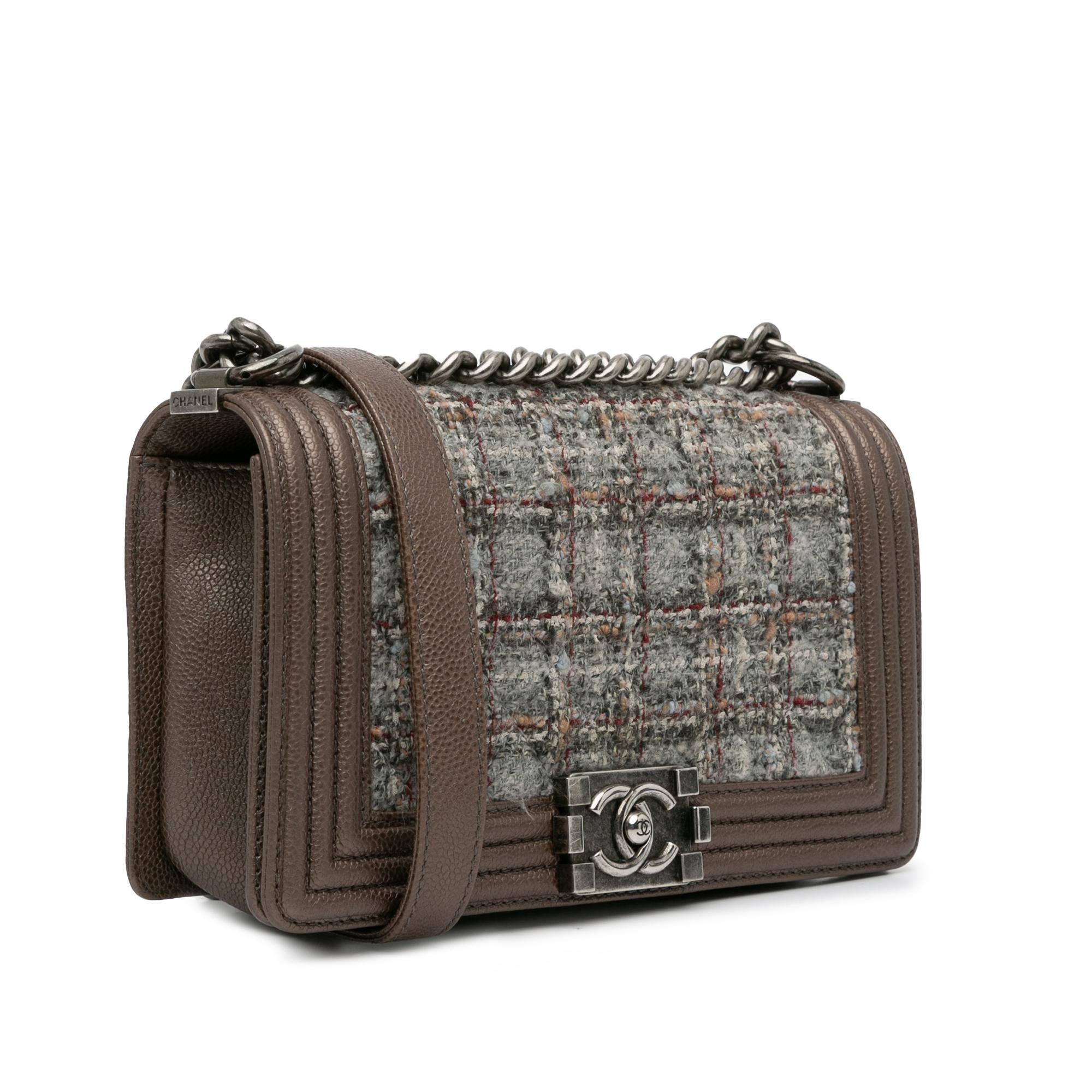 Top Quality Chanel Medium Tweed Boy Flap (SHG-zJI6Qb)