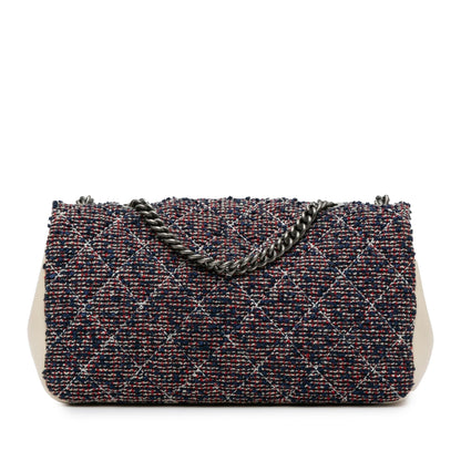Top Quality Chanel Medium Tweed Single Flap (SHG-2oV8gp)