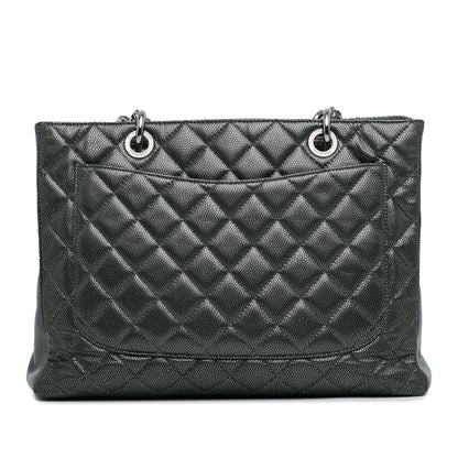 Top Quality Chanel Metallic Caviar Grand Shopping Tote (SHG-xuVhel)