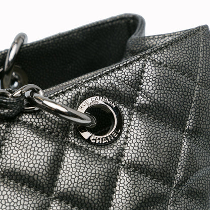 Top Quality Chanel Metallic Caviar Grand Shopping Tote (SHG-xuVhel)