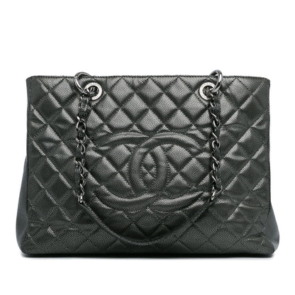 Top Quality Chanel Metallic Caviar Grand Shopping Tote (SHG-xuVhel)