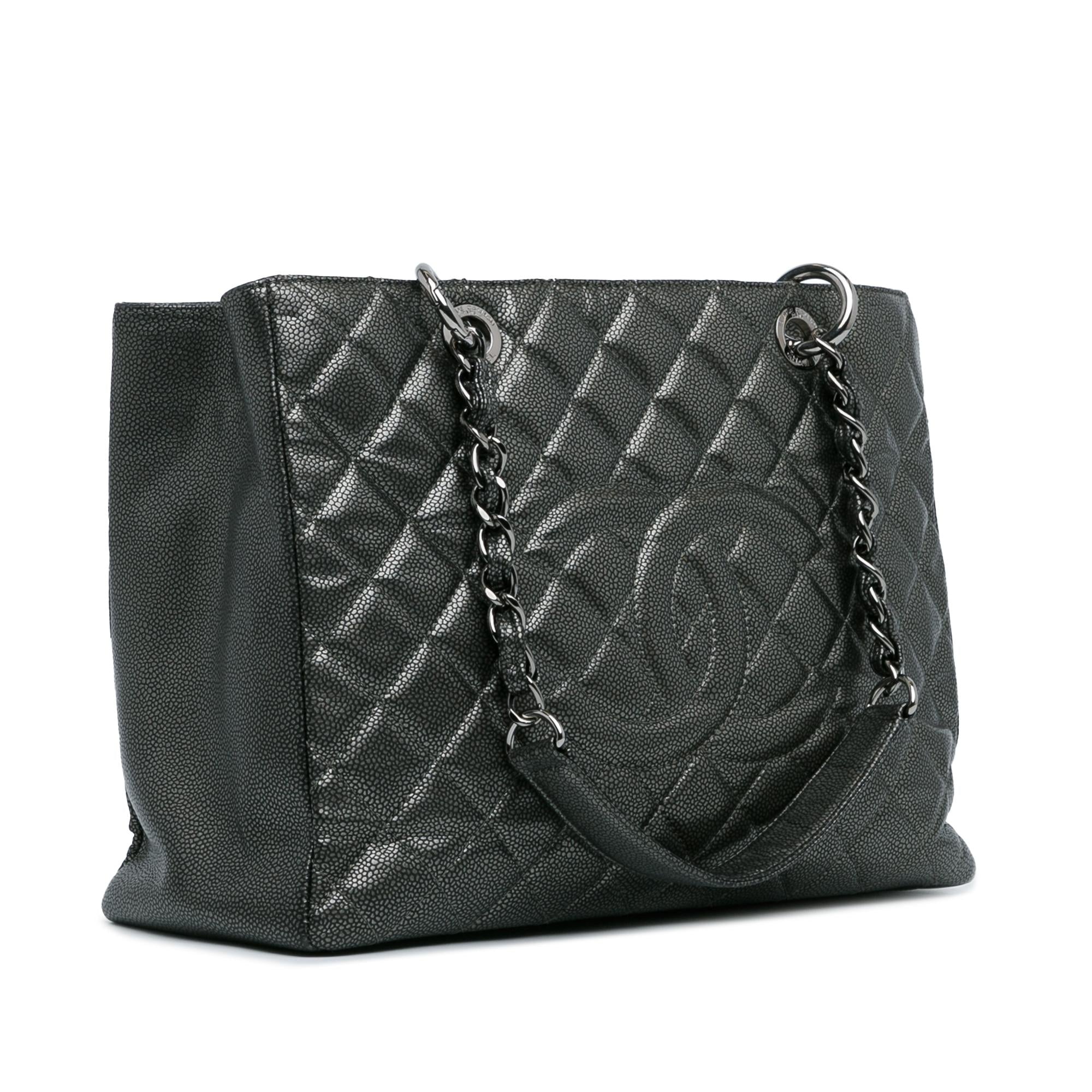 Top Quality Chanel Metallic Caviar Grand Shopping Tote (SHG-xuVhel)