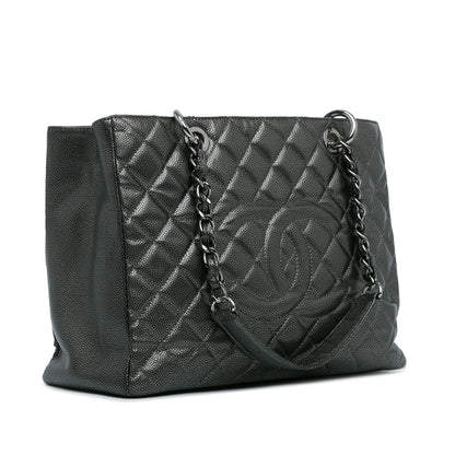 Top Quality Chanel Metallic Caviar Grand Shopping Tote (SHG-xuVhel)