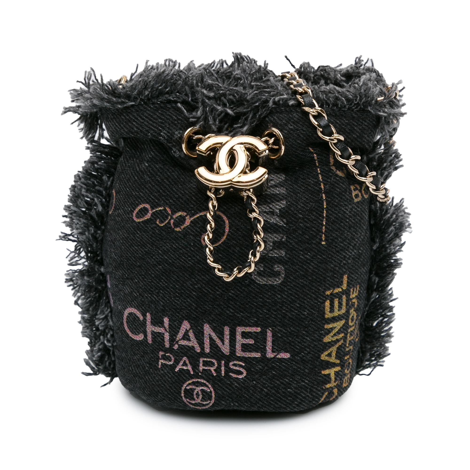 Top Quality Chanel Mini Denim Mood Bucket with Chain (SHG-oUrCJ6)