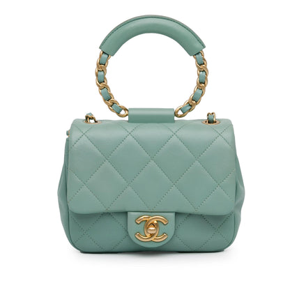 Top Quality Chanel Mini Lambskin In The Loop Flap (SHG-YZnOKG)