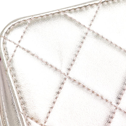 Top Quality Chanel Mini Metallic Lambskin Like a Wallet Flap Bag (SHG-ZFjRuZ)