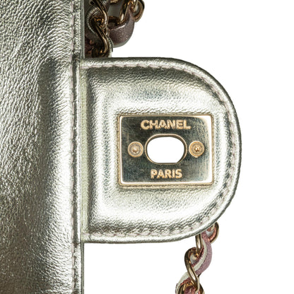 Top Quality Chanel Mini Metallic Lambskin Like a Wallet Flap Bag (SHG-ZFjRuZ)
