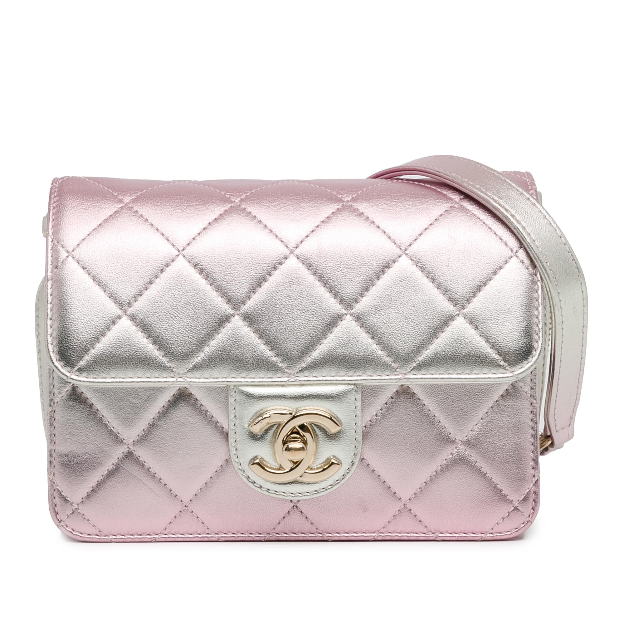 Top Quality Chanel Mini Metallic Lambskin Like a Wallet Flap Bag (SHG-ZFjRuZ)
