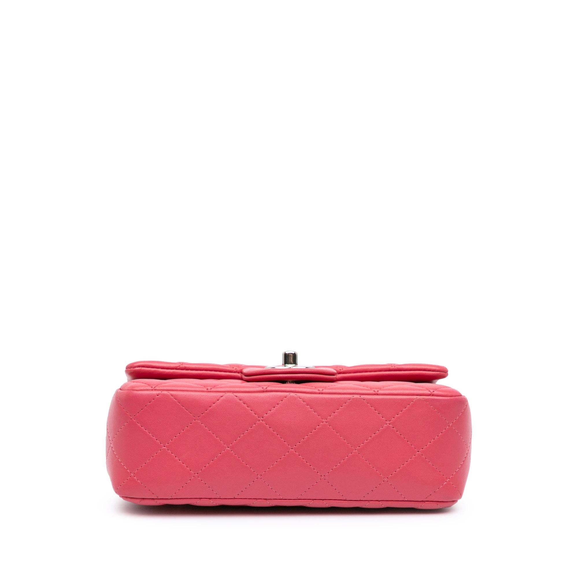 Top Quality Chanel Mini Rectangular Classic Lambskin Single Flap (SHG-wS9IQG)