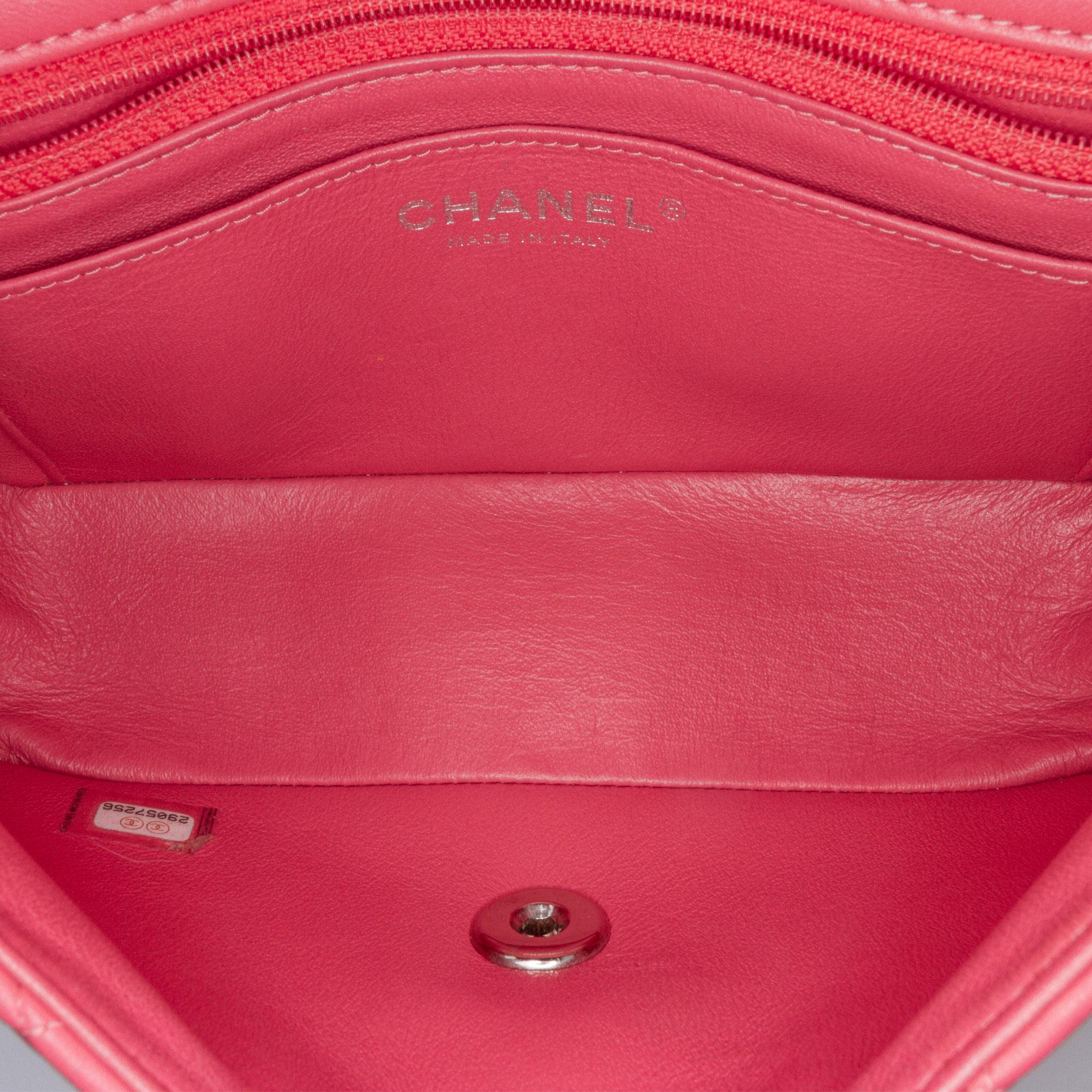 Top Quality Chanel Mini Rectangular Classic Lambskin Single Flap (SHG-wS9IQG)