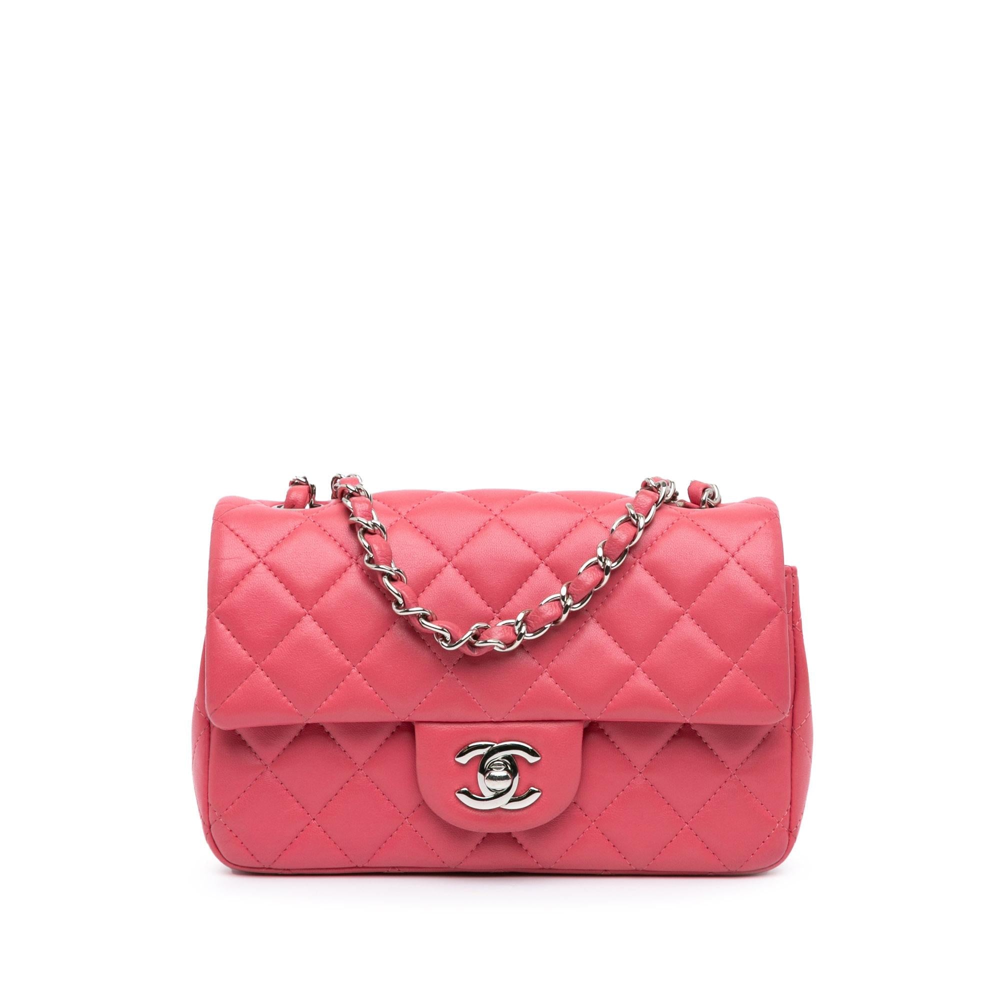 Top Quality Chanel Mini Rectangular Classic Lambskin Single Flap (SHG-wS9IQG)