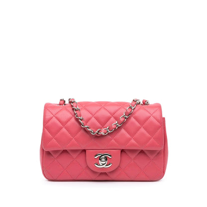Top Quality Chanel Mini Rectangular Classic Lambskin Single Flap (SHG-wS9IQG)