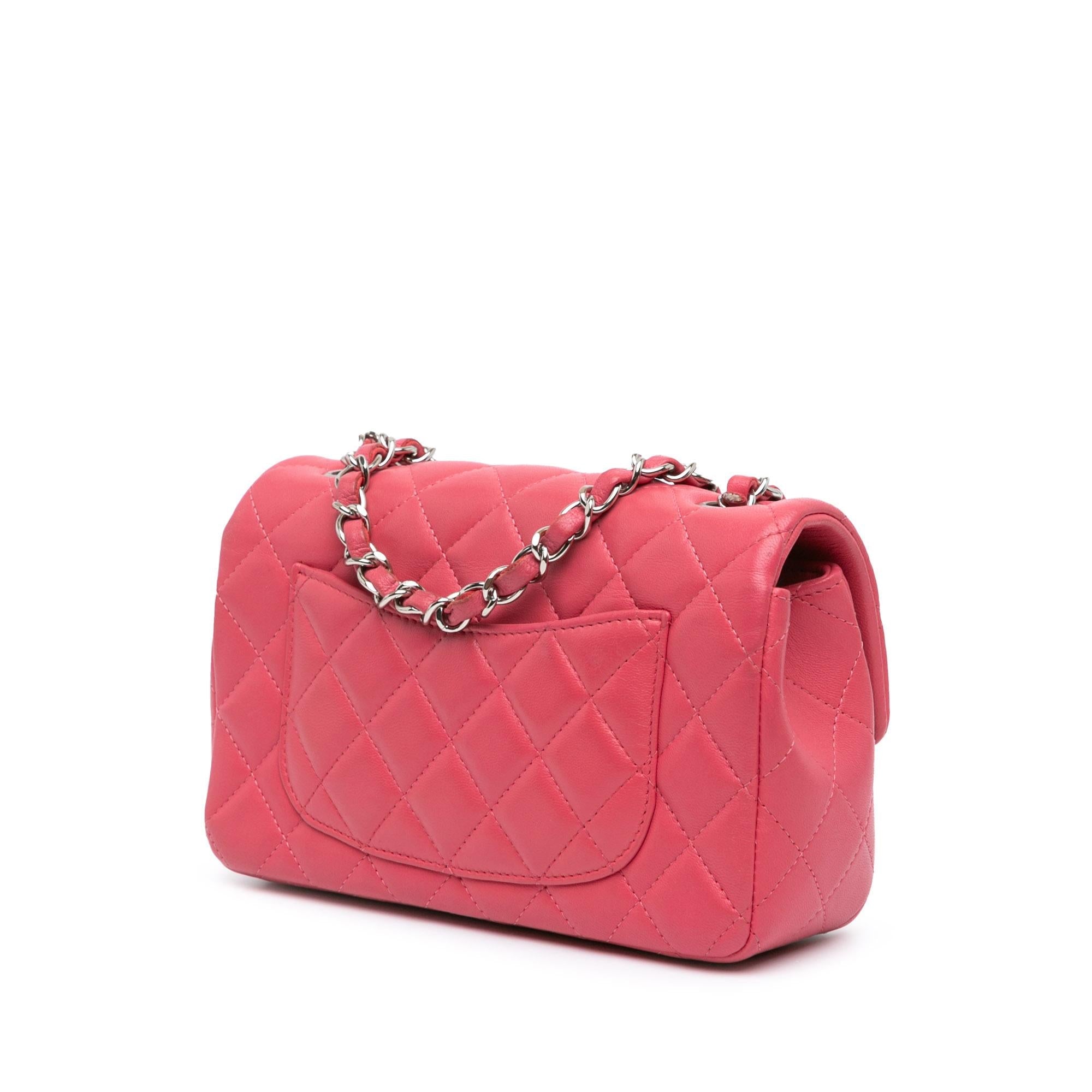 Top Quality Chanel Mini Rectangular Classic Lambskin Single Flap (SHG-wS9IQG)