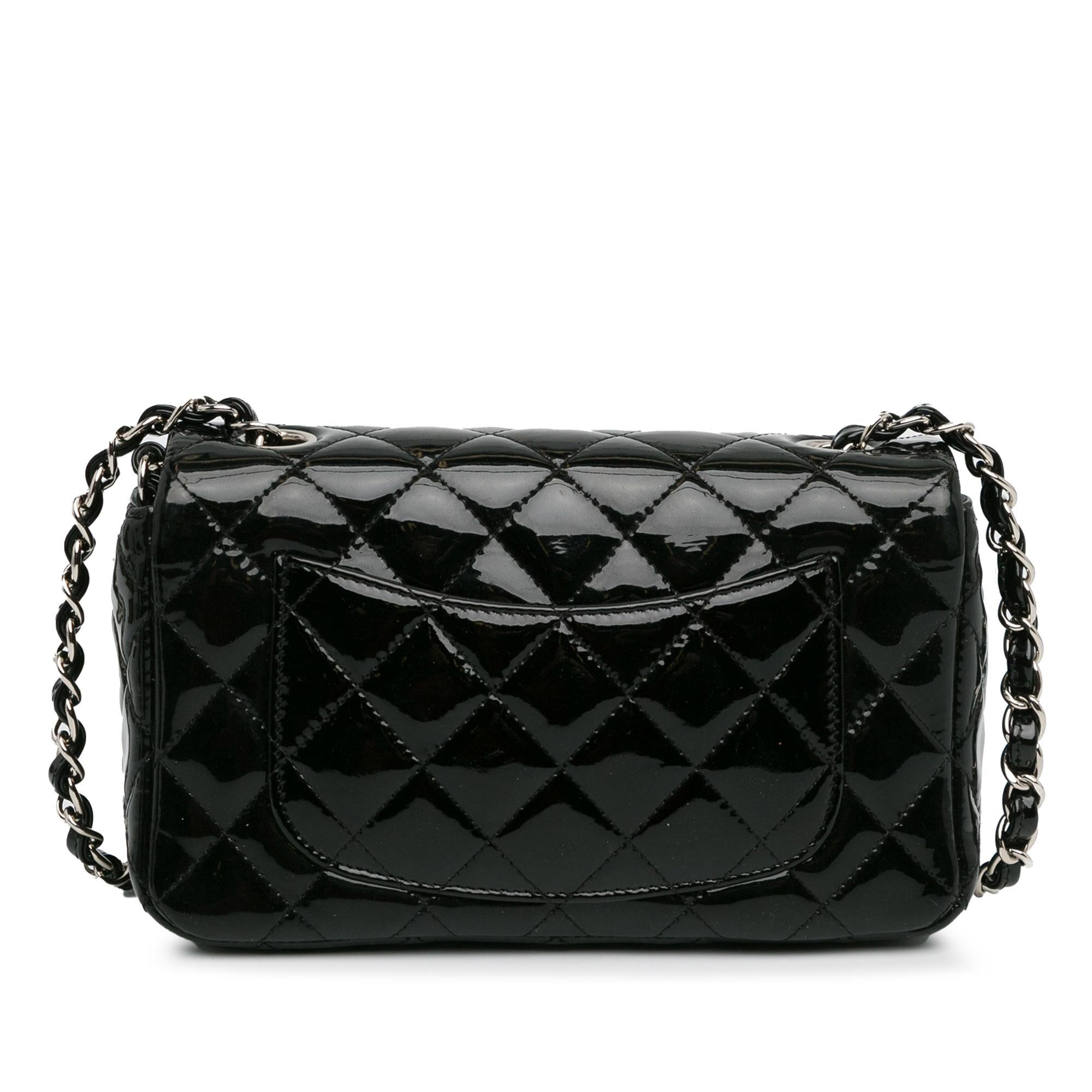 Top Quality Chanel Mini Rectangular Classic Patent Single Flap (SHG-foRix8)