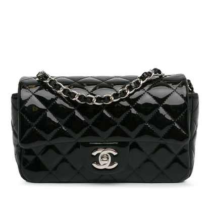 Top Quality Chanel Mini Rectangular Classic Patent Single Flap (SHG-foRix8)