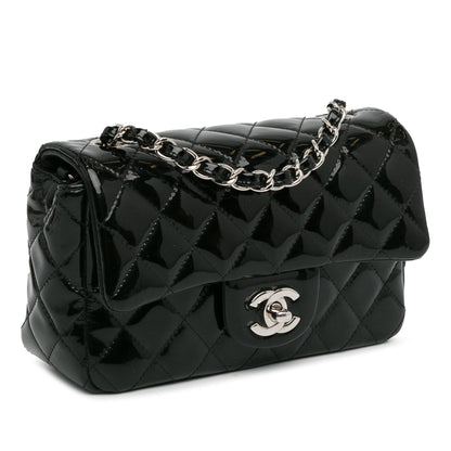 Top Quality Chanel Mini Rectangular Classic Patent Single Flap (SHG-foRix8)