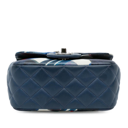 Top Quality Chanel Mini Square Classic Printed Lambskin Airlines Flap (SHG-hpU1MB)