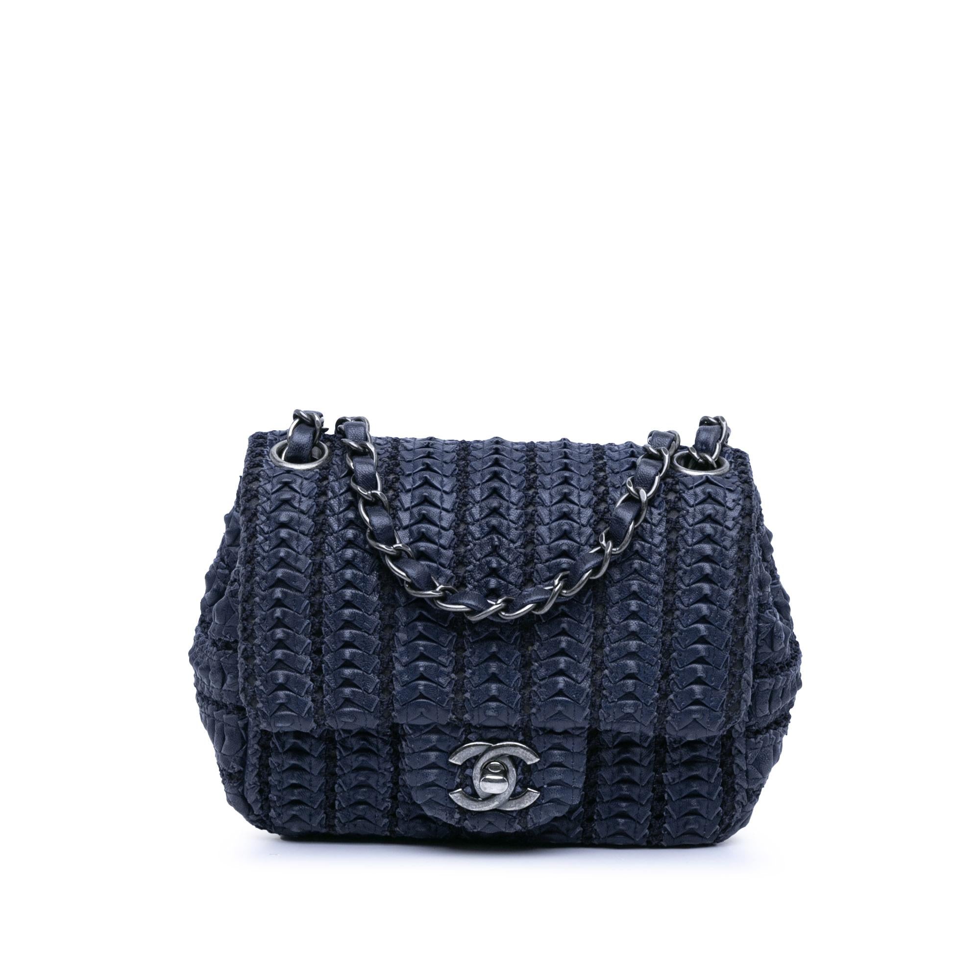 Top Quality Chanel Paris Seoul Mini Crochet Lambskin Single Flap (SHG-Sk7tO1)